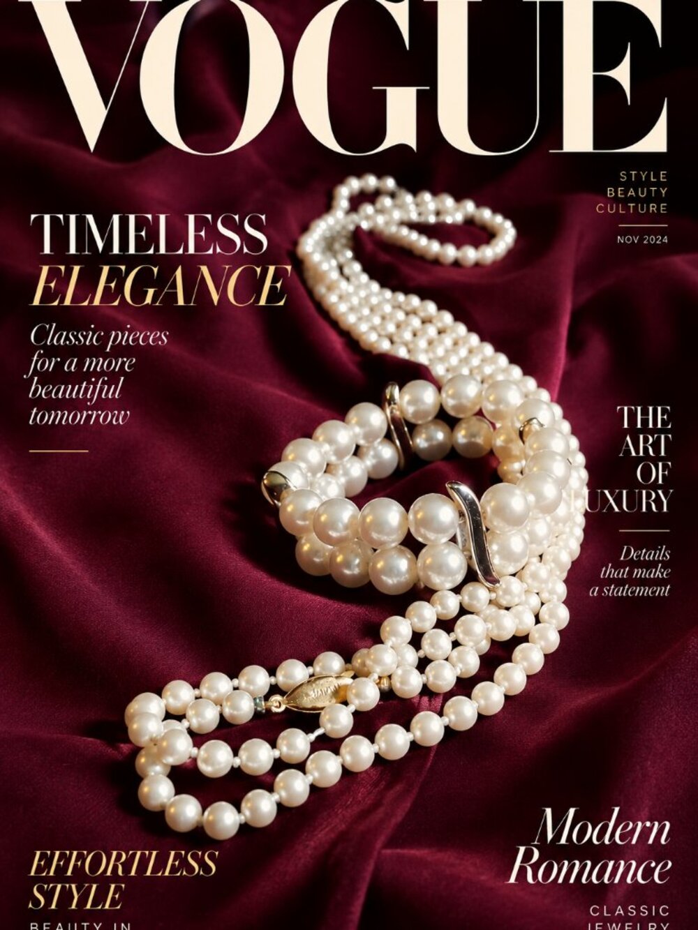 Gorgeous Highly Collectible Faux Pearl Long Necklace (Japan) & Stretch Bracelet